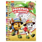 Раскрась по номерам Ė2114. Щенячий патруль (kastd)