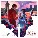 Календарь настенный Эксмо Белая птица 2024 год, 300х300 мм (kastd)