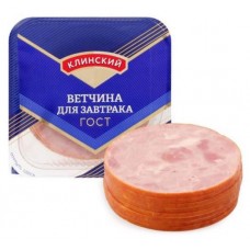 Ветчина для завтрака Клинский нарезка, 210 г (kastd) в магазинах Ашан