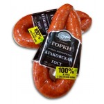 Колбаса полукопченая Ближние Горки Краковская ГОСТ, 400 г (kastd)