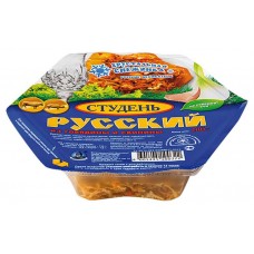 Студень русский Хрустальная снежинка из свинины и говядины, 200 г (kastd) в магазинах Ашан