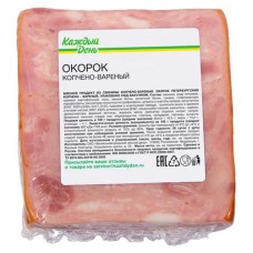 Окорок Каждый день Петербургский копчено-вареный, 500 г (kastd) в магазинах Ашан