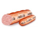 Колбаса запеченая Вязанка Сервелат Запекуша с сочным окороком 0,2-0,7 кг, 1 упаковка ~ 0,4 кг (kastd)