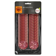 Колбаса сыровяленая Малаховский мясокомбинат Деликатесная, 100 г (kastd) в магазинах Ашан