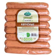 Сосиски Vego Копченые, 500 г (kastd) в магазинах Ашан