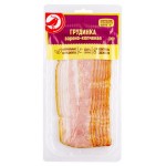 Грудинка варено-копченая АШАН Красная птица в нарезке, 100 г (kastd)
