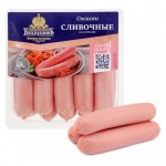 Сосиски Бахрушинъ сливочные классические, 490 г (kastd)