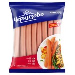 Сосиски Черкизово Венские 0,9-1,4 кг, 1 упаковка ~ 1,2 кг (kastd)