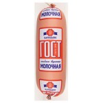 Колбаса вареная Царицыно Молочная ГОСТ 0,3-0,5 кг, 1 упаковка ~ 0,4 кг (kastd)