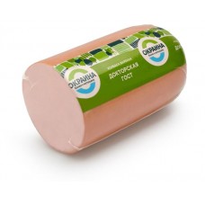 Колбаса вареная Окраина Докторская ГОСТ 0,2-0,4 кг, 1 упаковка ~ 0,25 кг (kastd) в магазинах Ашан