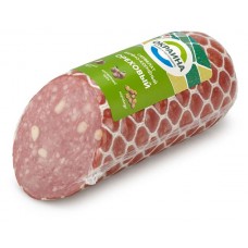 Колбаса варено-копченая Окраина Сервелат Ореховый 0,2-0,5 кг, 1 упаковка ~ 0,3 кг (kastd) в магазинах Ашан