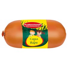 Колбаса Великолукский мясокомбинат Саша и Варя вареная, 400 г (kastd) в магазинах Ашан