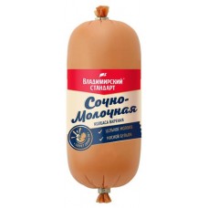 Колбаса вареная Владимирский стандарт Сочно-молочная, 400 г (kastd) в магазинах Ашан