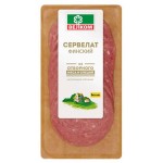 Колбаса варено-копченая ВЕЛКОМ Сервелат Финский нарезка, 100 г (kastd)