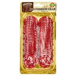 Колбаса Брауншвейгская сырокопченая Егорьевская КГФ, полусухая, нарезка, 100 г (kastd)