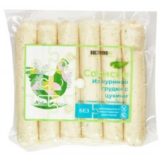 Сосиски Востряково из куриной грудки с цукини, 240 г (kastd) в магазинах Ашан