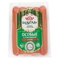 Сосиски Идель Особые с говядиной Халяль, 380 г (kastd) в магазинах Ашан