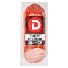 Сервелат варено-копченый Дымов Кремлевский, 330 г (kastd) в магазинах Ашан