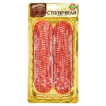 Колбаса Столичная сырокопчёная Егорьевская КГФ, нарезка, 100 г (kastd)
