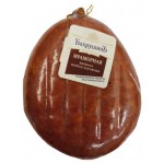 Колбаса варено-копченая Бахрушинъ Мраморная, вес (kastd)