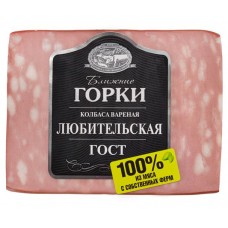 Колбаса вареная Ближние горки Любительская ГОСТ, 330 г (kastd) в магазинах Ашан