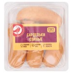 Сардельки АШАН Красная птица свиные, 460 г (kastd)