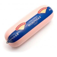 Колбаса вареная Клинский Молочная 0,2-0,4 кг, 1 упаковка ~ 0,3 кг (kastd) в магазинах Ашан