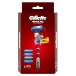 Бритва мужская Gillette Mach3 Turbo с 4 сменными кассетами c символикой UEFA Champions League (kastd)