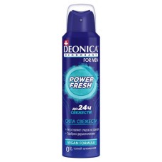 Дезодорант спрей Deonica for men Power fresh Vegan Formula, 150 мл (kastd) в магазинах Ашан