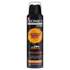 Дезодорант спрей Deonica for men Energy Shot Vegan Formula, 150 мл (kastd) в магазинах Ашан