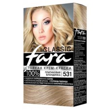 Крем-краска для волос Fara Classic платиновая блондинка тон 531, 115 мл в магазинах Ашан