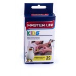 Лейкопластырь Master Uni KIDS бактерицидный, 20 шт (kastd) Лейкопластырь Master Uni KIDS бактерицидный, 20 шт (kastd)