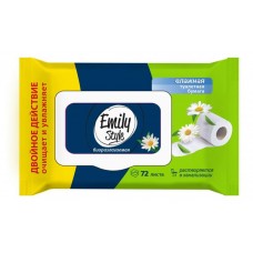 Влажная туалетная бумага Emily Style растворяющаяся, 72 шт (kastd) в магазинах Ашан