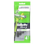 Gillette Blue 3 Simple Sensetive Бритвы одноразовые, 4 шт (kastd)