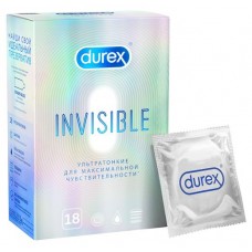 Презервативы Durex Invisible ультратонкие для максимальной чувствительности (kastd) в магазинах Ашан