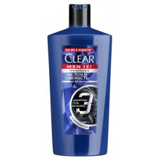 Шампунь, бальзам, гель для душа 3 в 1 для мужчин Clear Свежесть, 610 мл (kastd) в магазинах Ашан