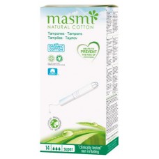 Тампоны гигиенические Masmi Natural Cotton Super с аппликатором, 14 шт (kastd) в магазинах Ашан