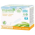 Тампоны гигиенические Masmi Natural Cotton Super Plus, 15 шт