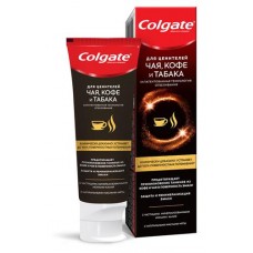 Зубная паста Colgate отбеливающая для ценителей чая, кофе и табака с натуральными маслами мяты, 75мл (kastd) в магазинах Ашан