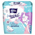 Прокладки гигиенические Bella Ultra sensitive for teens супертонкие, 10 шт (kastd) Прокладки гигиенические Bella Ultra sensitive for teens супертонкие, 10 шт (kastd)