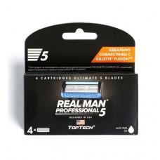 Сменные кассеты Toptech Razor 5 с пятью лезвиями, 4 шт (kastd) в магазинах Ашан