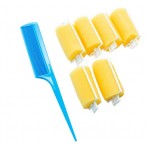 Набор поролоновых бигуди Valexa с расческой Ė 67 30 мм, 6 шт (kastd)