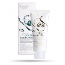 Крем для рук с коллагеном 3W Clinic Collagen Упругость и глубокое увлажнение, 100 мл (kastd) в магазинах Ашан