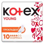 Прокладки гигиенические Kotex Young Normal, 10 шт (kastd)