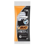 Бритва мужская одноразовая, BIC Metal, 5 шт (kastd)