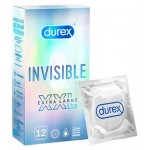 Презервативы из натурального латекса Durex Invisible XXL No12 (kastd)