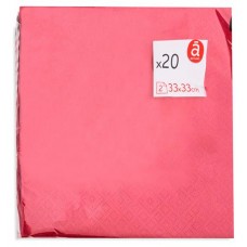 Салфетки бумажные Actuel 2-слойные бордовые 33х33 см, 20 шт (kastd) в магазинах Ашан