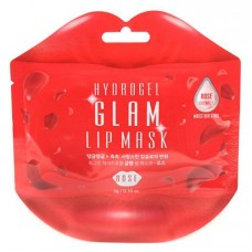 Патчи для губ Beauugreen Hydrogel Glam Lip Mask Rose с розой, 1 шт (kastd) в магазинах Ашан