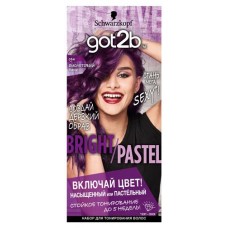 Краска для волос тонирующая Got2b Bright Pastel Фиолетовый панк тон 094, 80 мл (kastd) в магазинах Ашан