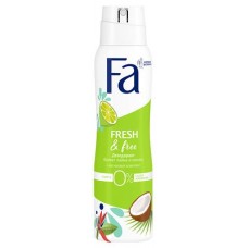 Дезодорант спрей Fa Fresh&Free аромат лайма и кокоса, 150 мл (kastd) в магазинах Ашан